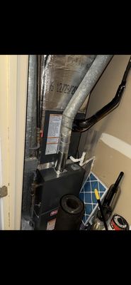 New furnace and coil installed at a Marietta residential install